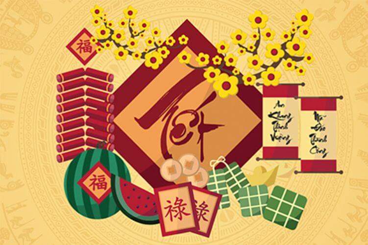 Talk about Tet holiday