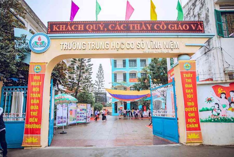 Trường THCS Vĩnh Niệm vinh dự được nằm trong bảng xếp hạng các trường THCS ở Hải Phòng 