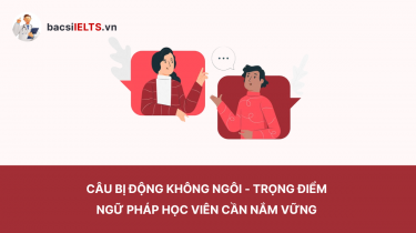 Câu bị động không ngôi