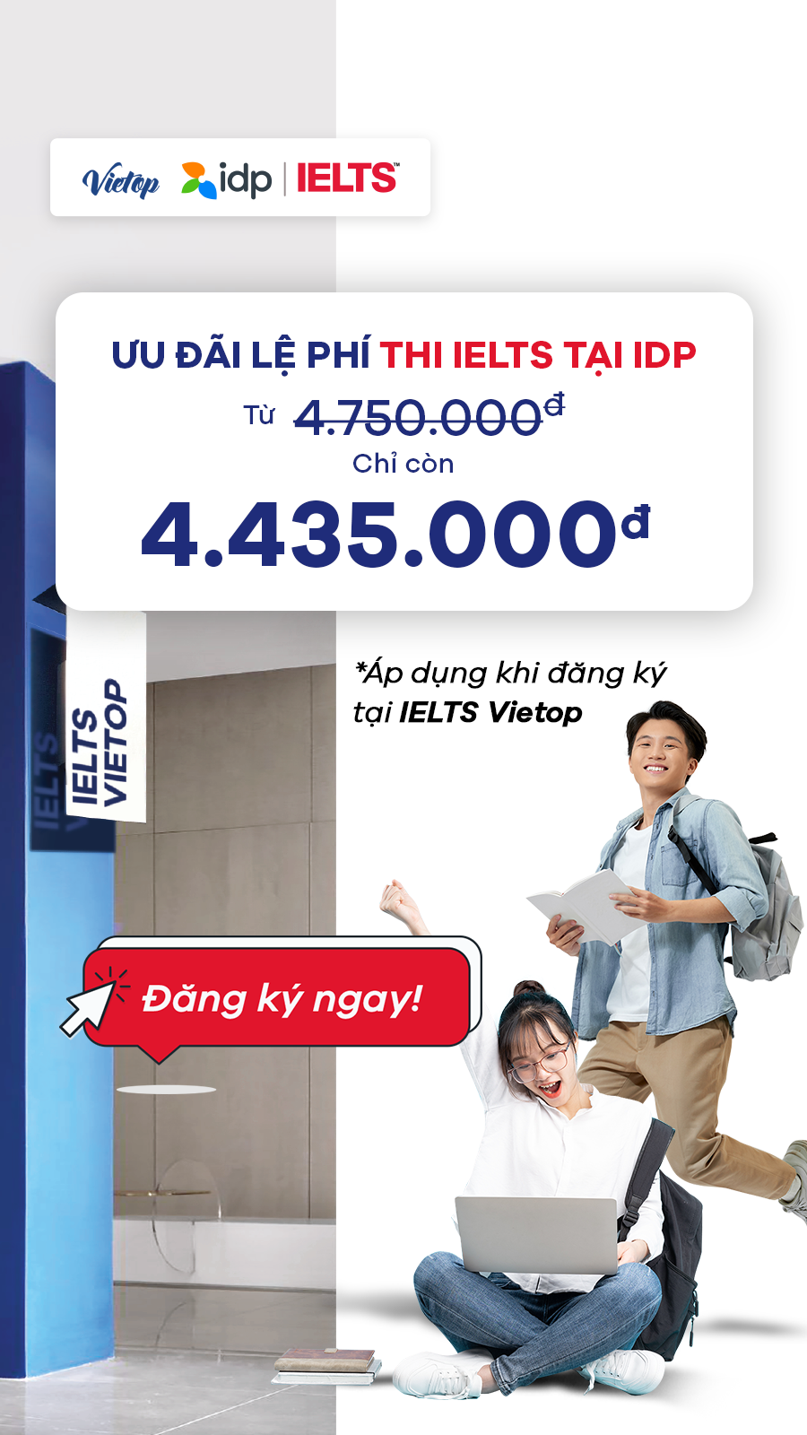 Ưu đãi lệ phí thi IDP