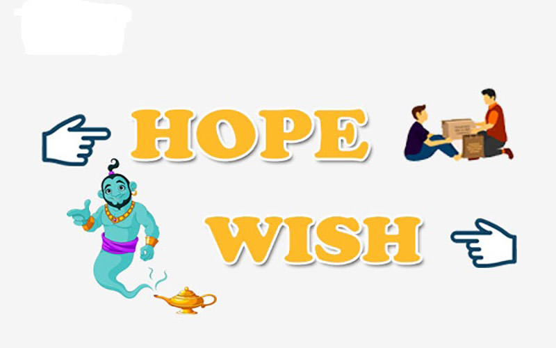 Phân biệt cấu trúc hope và wish