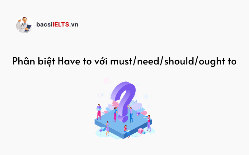 Phân biệt Have to với must/need/should/ought to