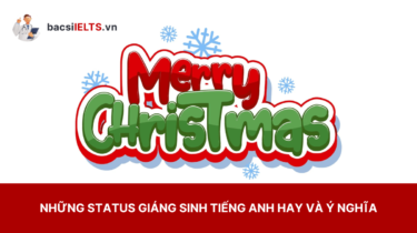 Status giáng sinh tiếng Anh