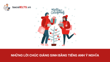 Lời chúc giáng sinh bằng tiếng Anh