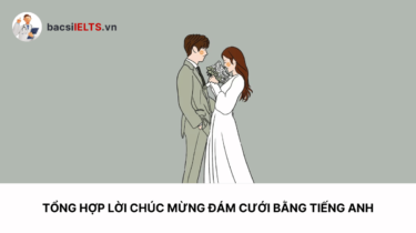 Lời chúc mừng đám cưới bằng tiếng Anh