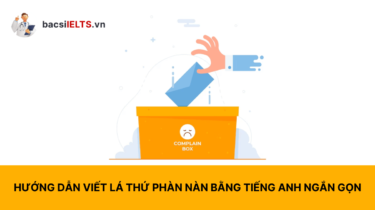 Viết lá thư phàn nàn bằng tiếng Anh ngắn gọn