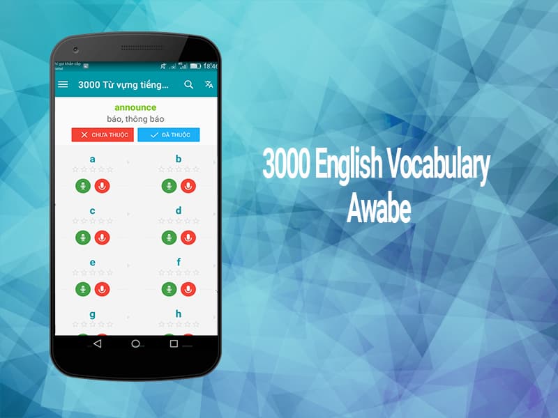 AWABE offline - app dịch tiếng Anh offline điện thoại tốt nhất